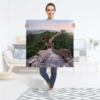 Selbstklebender Folienbogen The Great Wall - Größe: 90x90 cm
