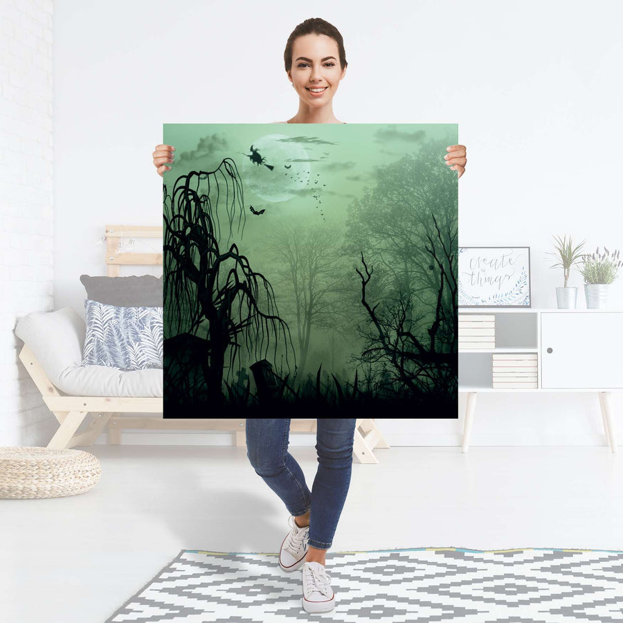 Selbstklebender Folienbogen Witchcraft - Größe: 90x90 cm