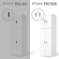 Vergleich IKEA Stuva Fritids / Malad - Türkisgrün Light