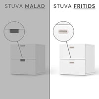 Vergleich IKEA Stuva Fritids / Malad - Watercolor Stripes