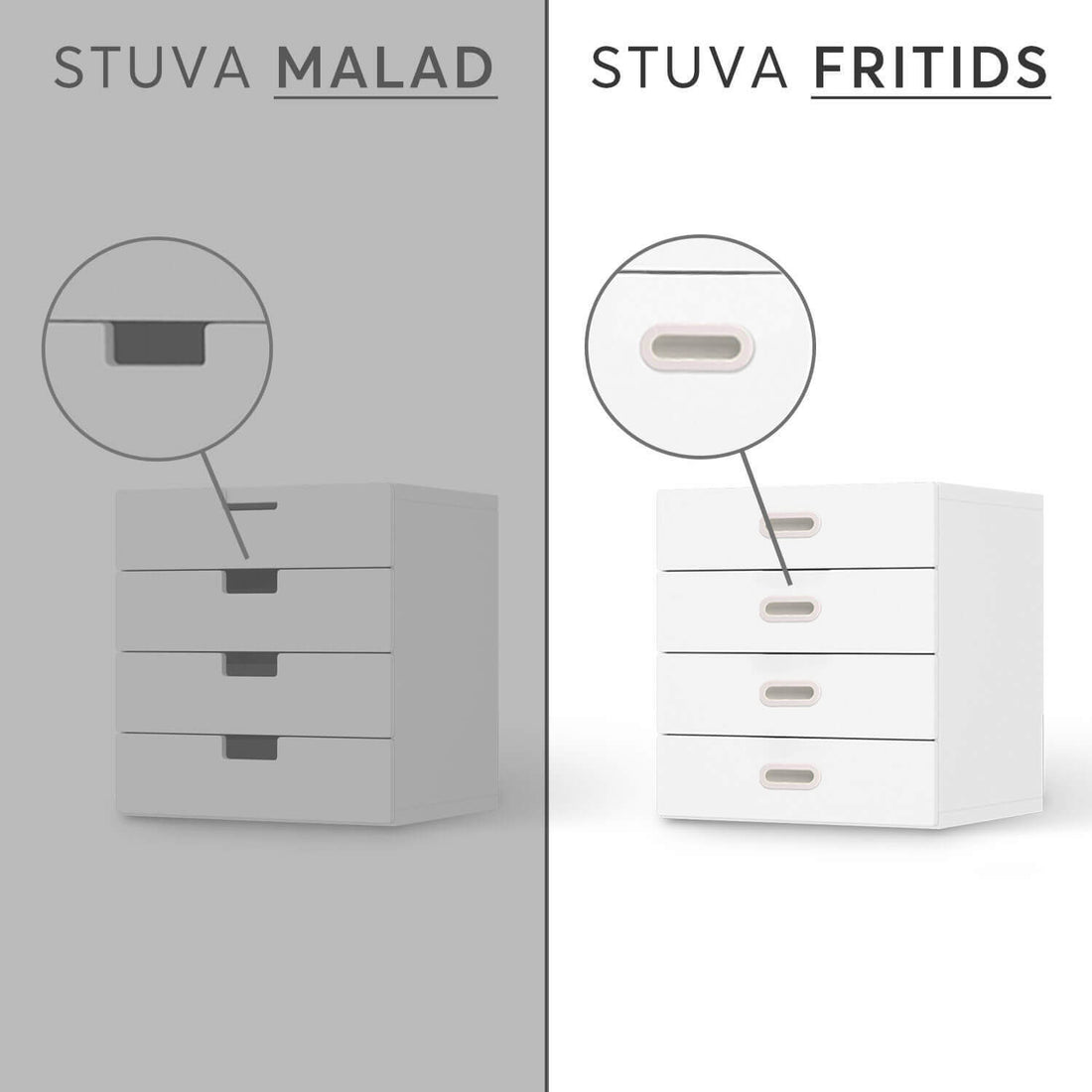 Vergleich IKEA Stuva Fritids / Malad - Nebula