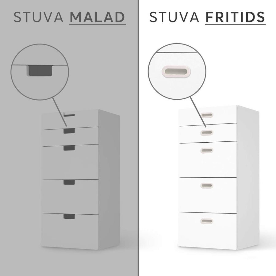 Vergleich IKEA Stuva Fritids / Malad - Rot Light