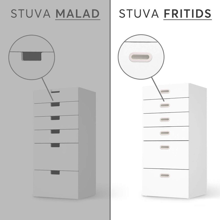 Vergleich IKEA Stuva Fritids / Malad - Rainbow das Einhorn