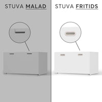 Vergleich IKEA Stuva Fritids / Malad - Flieder Dark
