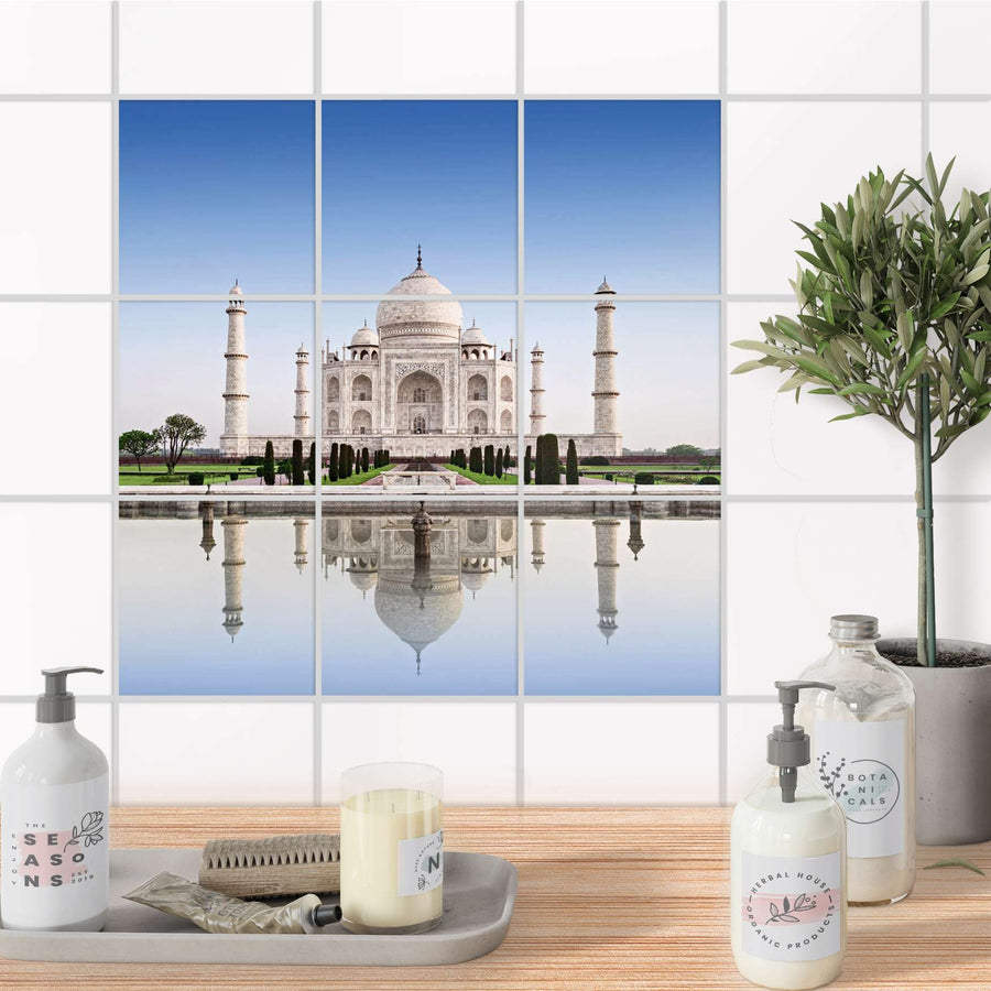 Klebefliesen Bad - Taj Mahal
