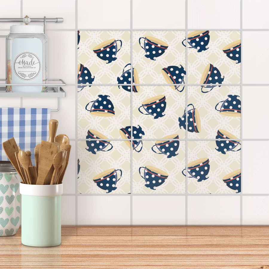 Klebefliesen Küche - Teatime