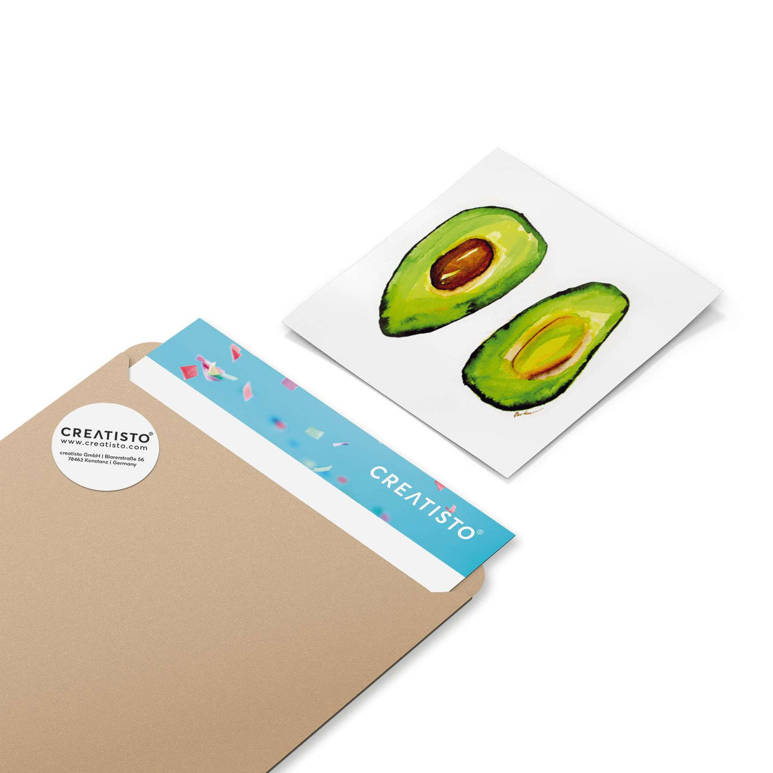 Klebefliesen Avocado halb und halb - Paket - creatisto pds2