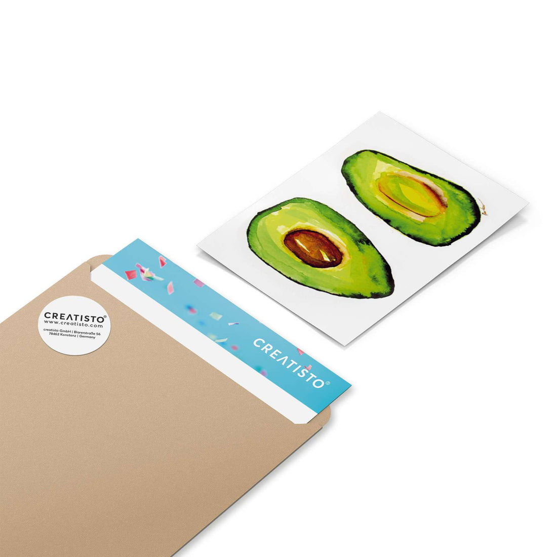 Klebefliesen Avocado halb und halb - Paket - creatisto pds2