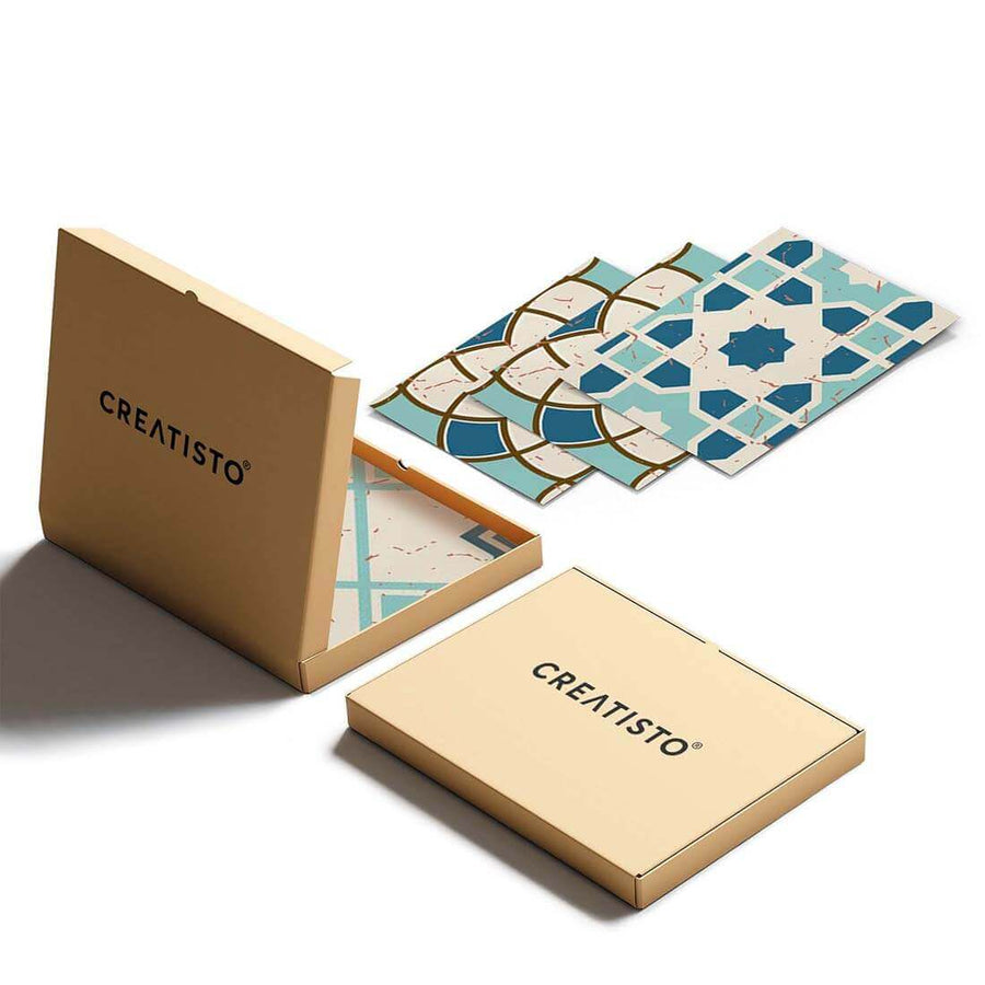 Klebefliesen rechteckig Mediterranean Tile Set - Emerald Green - Verpackung - creatisto pds2