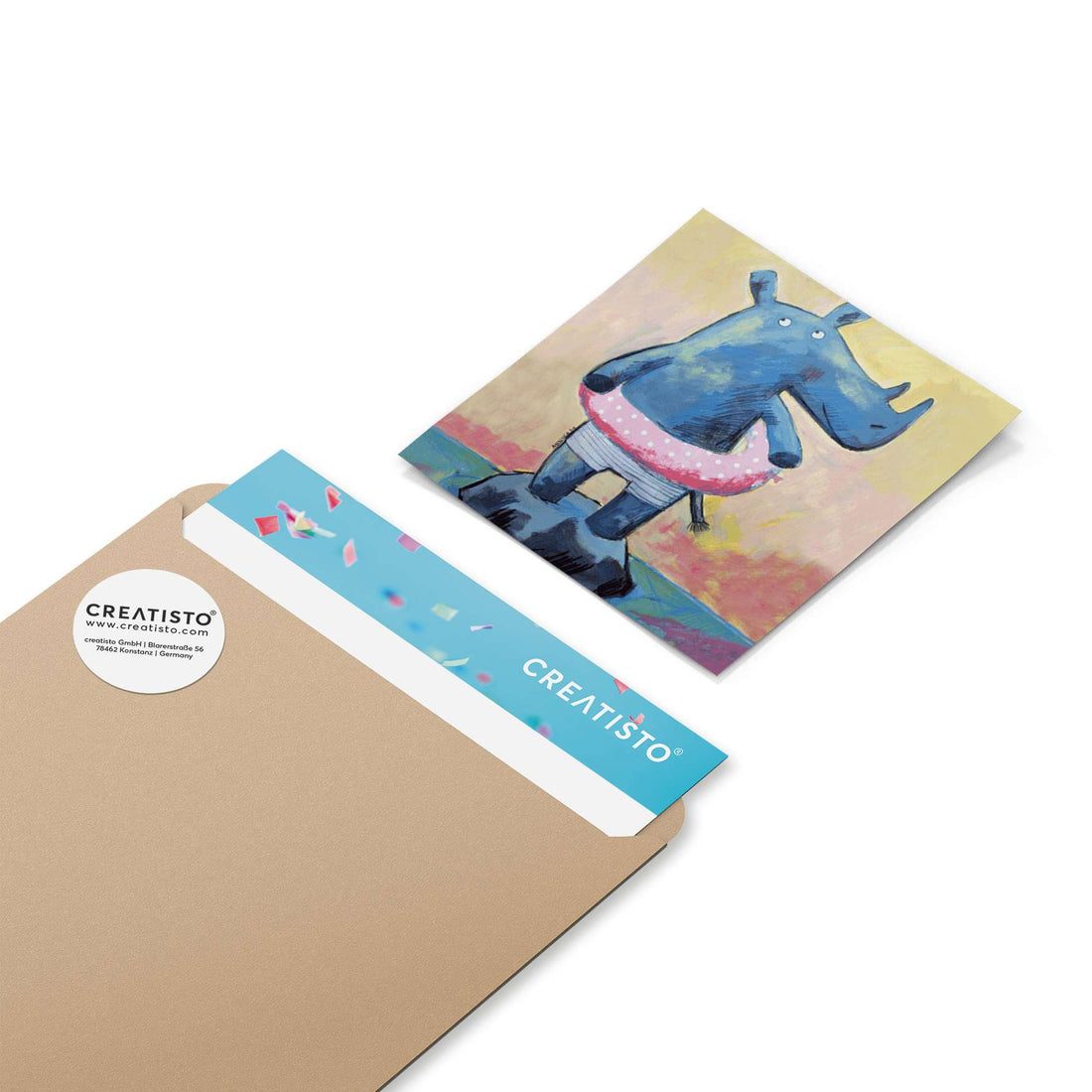 Klebefliesen Nashorn - Paket - creatisto pds2