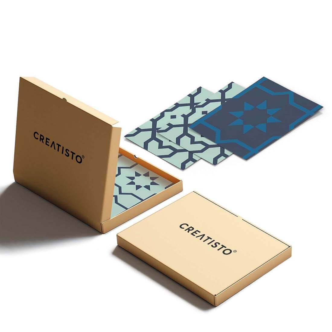 Klebefliesen rechteckig Ornament - Verpackung - creatisto pds2