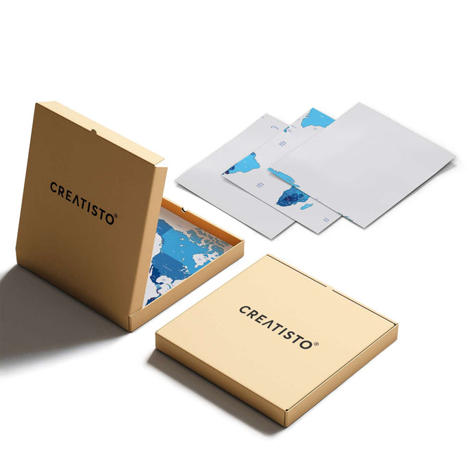 Klebefliesen Politische Weltkarte - Paket - creatisto pds2
