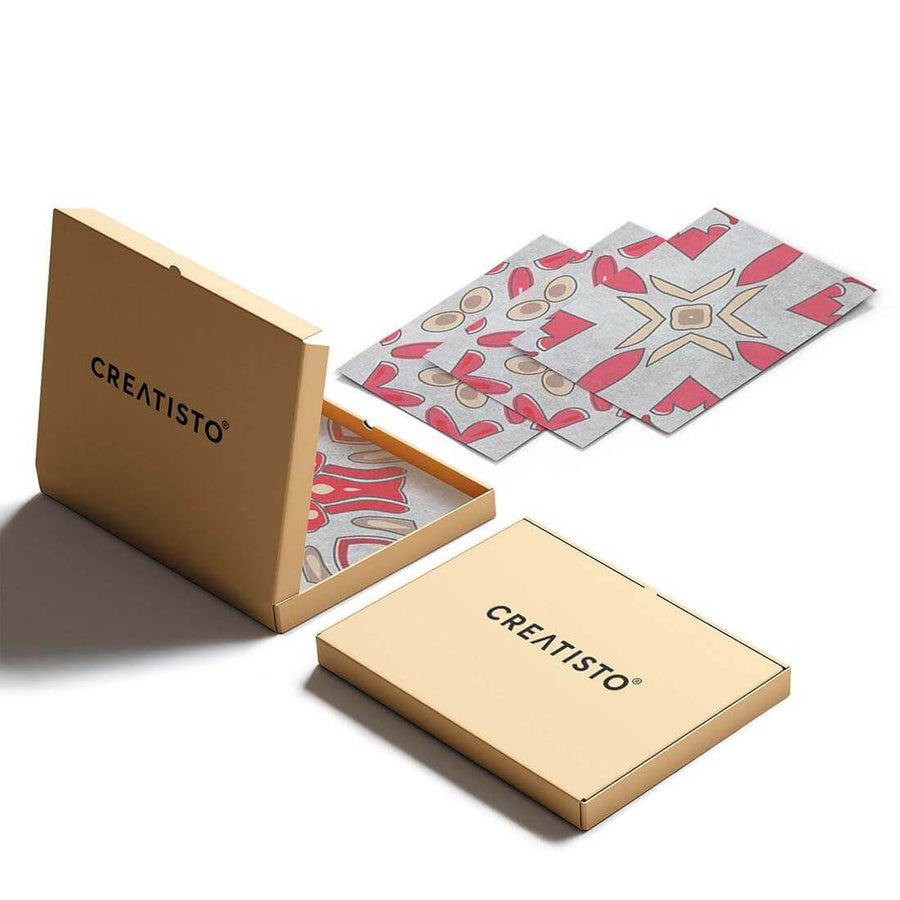 Klebefliesen rechteckig Strawberry Cheese Tile - Verpackung - creatisto pds2