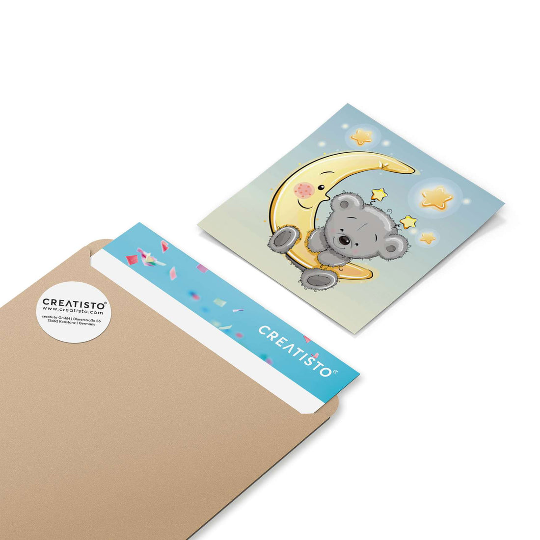Klebefliesen Teddy und Mond - Paket - creatisto pds2