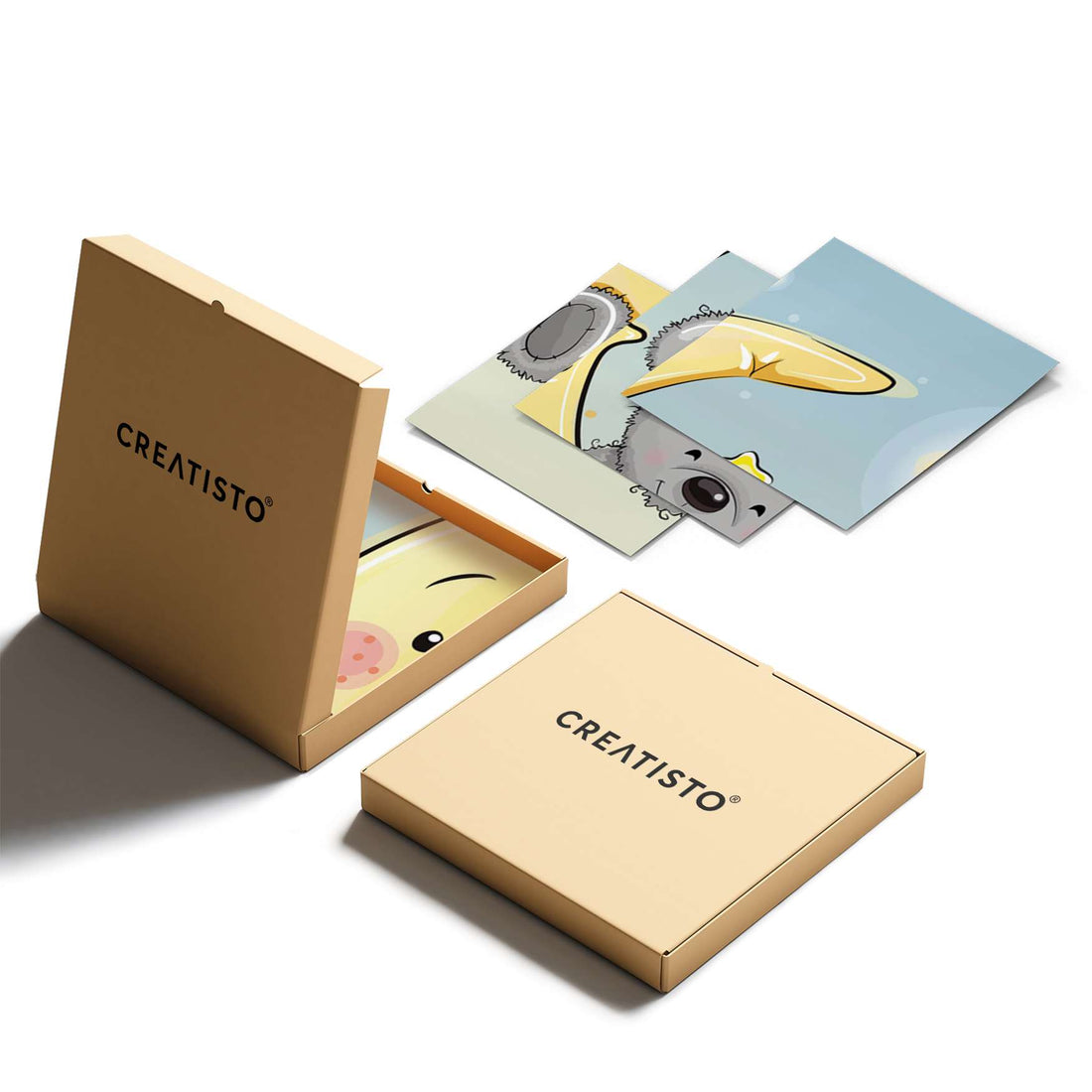 Klebefliesen Teddy und Mond - Paket - creatisto pds2