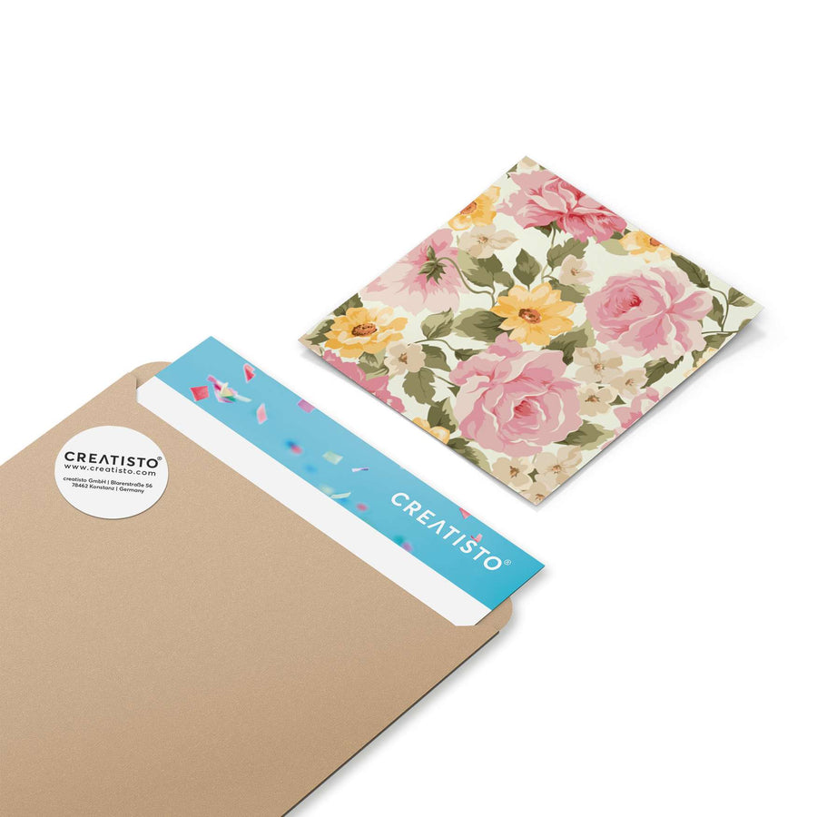 Klebefliesen Vintage Flowers - Paket - creatisto pds2