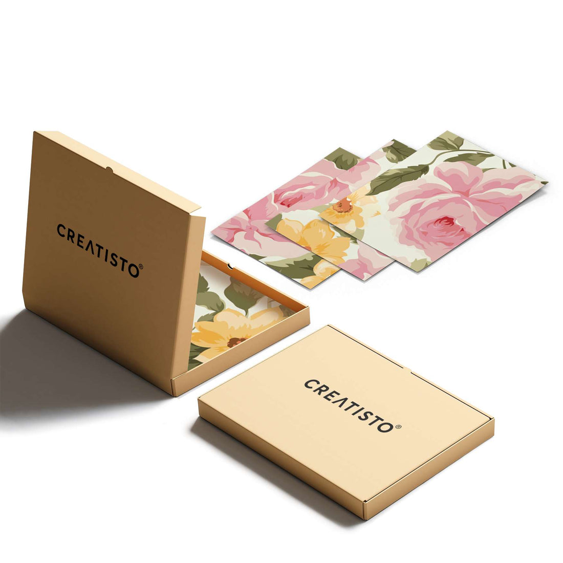 Klebefliesen Vintage Flowers - Paket - creatisto pds2