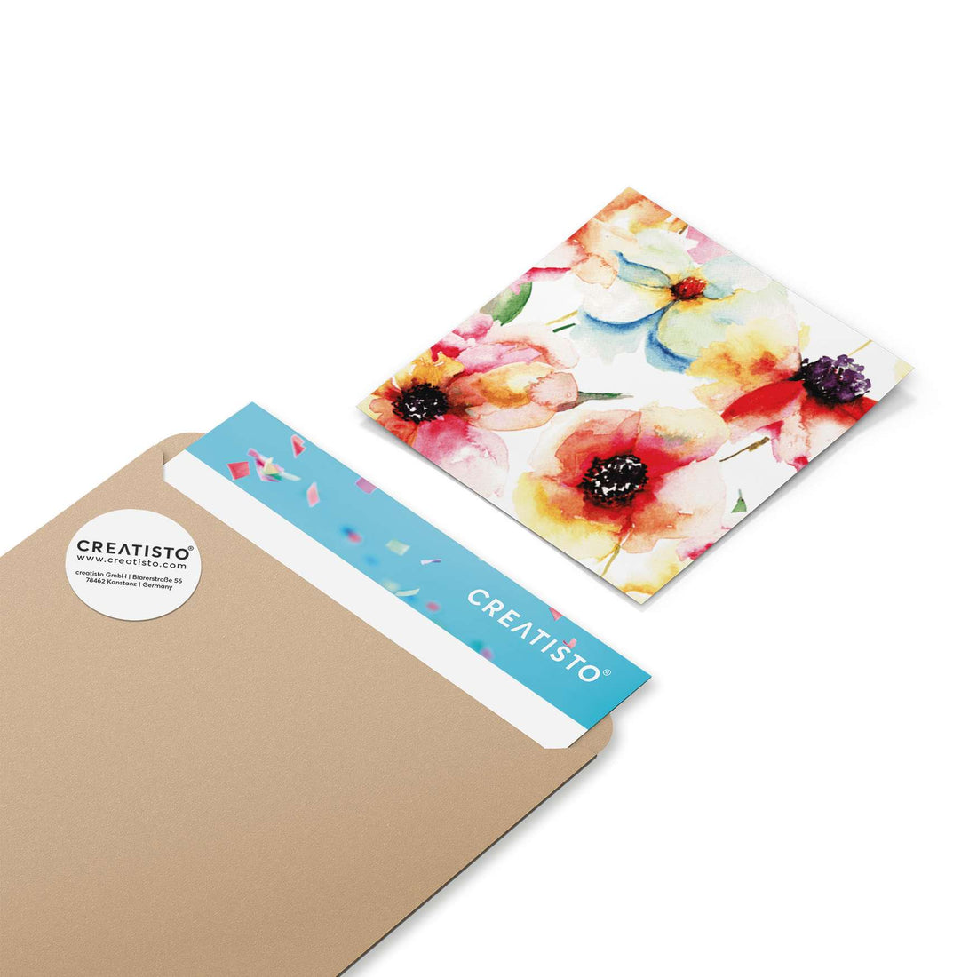 Klebefliesen Water Color Flowers - Paket - creatisto pds2