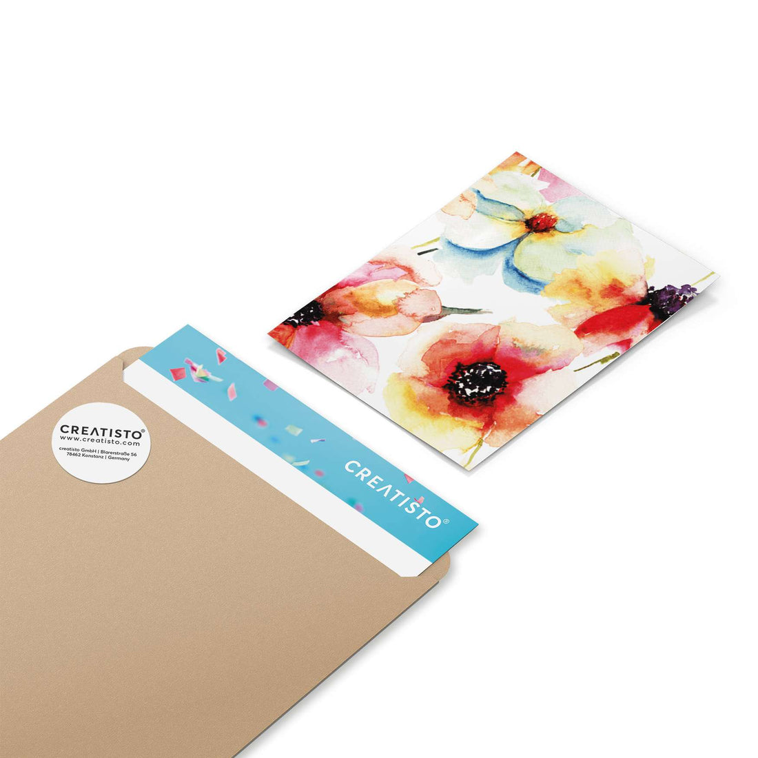 Klebefliesen Water Color Flowers - Paket - creatisto pds2