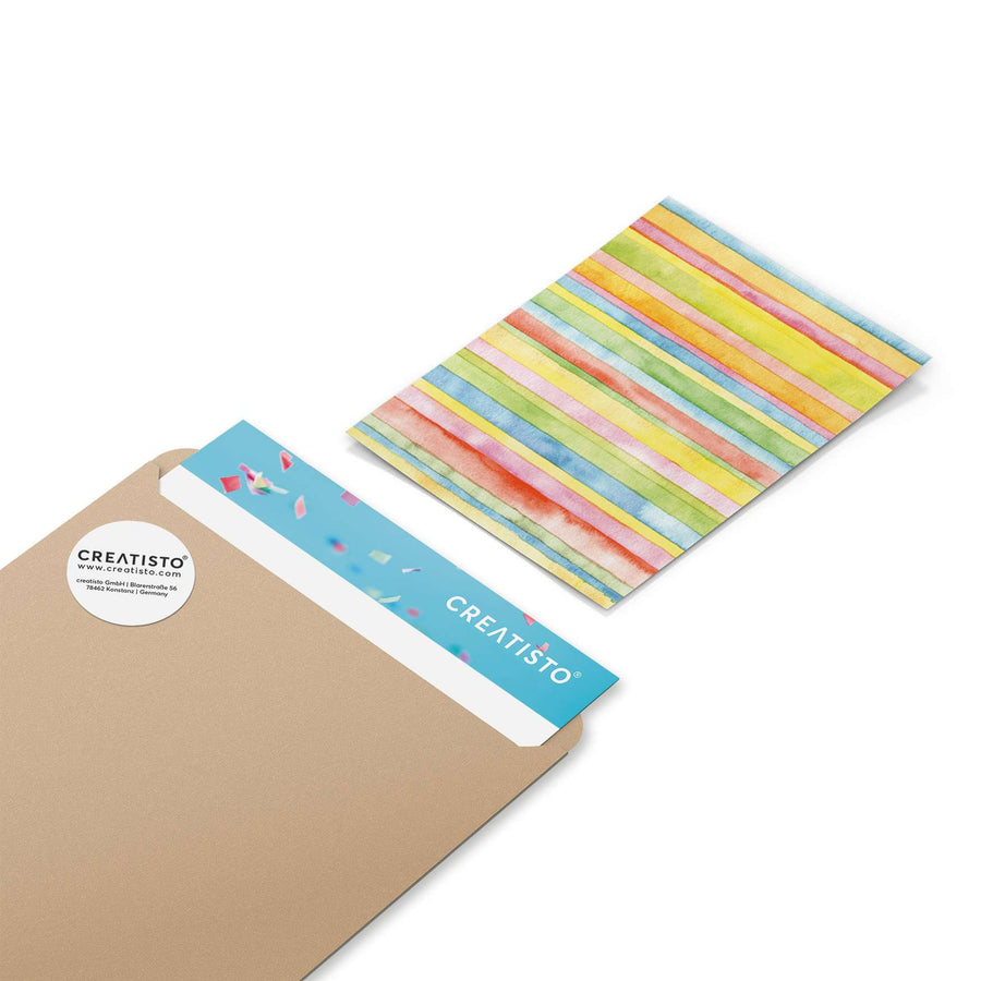 Klebefliesen Watercolor Stripes - Paket - creatisto pds2