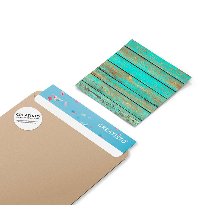 Klebefliesen Wooden Aqua - Paket - creatisto pds2