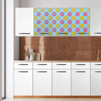 Klebefolie für die Küche -Donutparty- Wandschrank 120x60 cm - Front