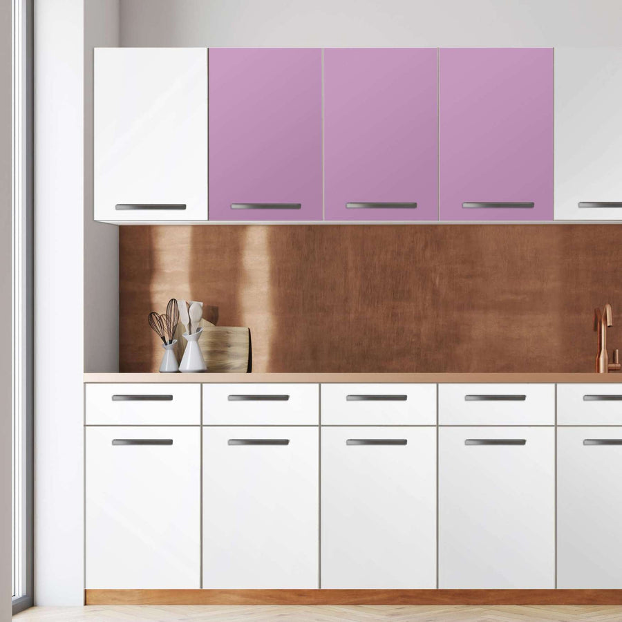 Klebefolie für die Küche -Flieder Light- Wandschrank 120x60 cm - Front