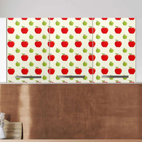 Klebefolie für die Küche An apple a day - Wandschrank 120x60 cm - Zoom