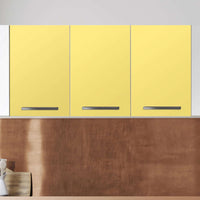Klebefolie für die Küche Gelb Light - Wandschrank 120x60 cm - Zoom