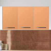 Klebefolie für die Küche Orange Light - Wandschrank 120x60 cm - Zoom