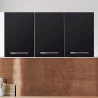 Klebefolie für die Küche Schwarz  - Wandschrank 120x60 cm - Zoom