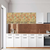 Klebefolie für die Küche -3D Retro Pattern- Wandschrank 160x60 cm - Front