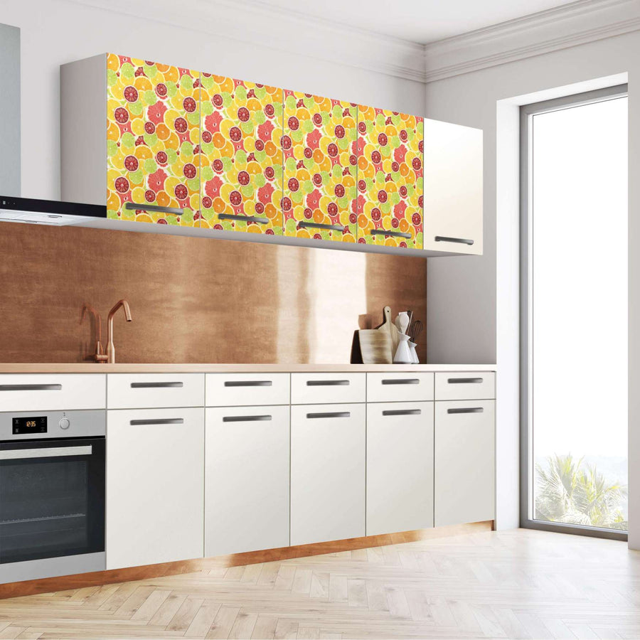 Klebefolie für die Küche Citrus - Wandschrank 160x60 cm - Seite
