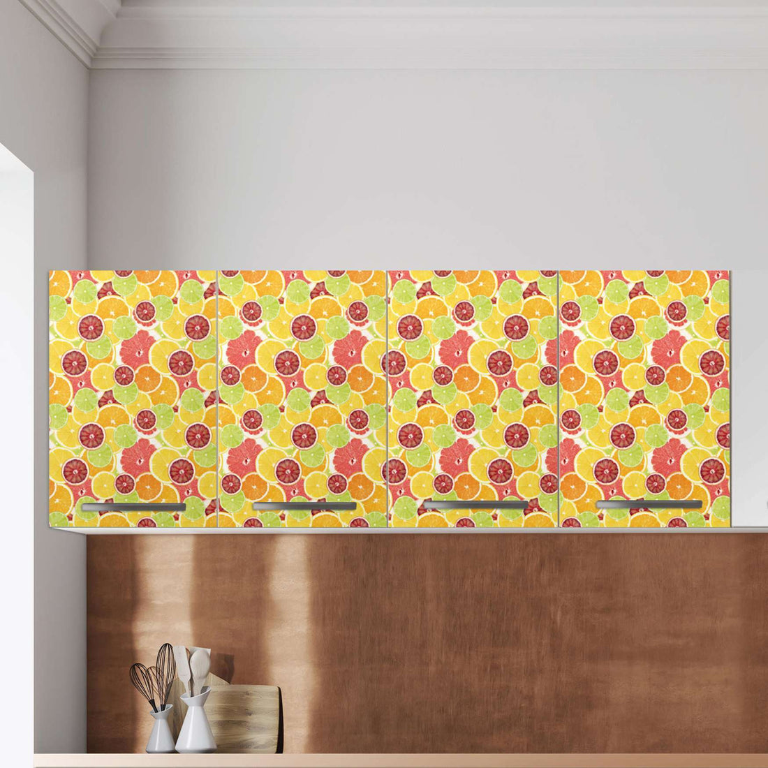 Klebefolie für die Küche Citrus - Wandschrank 160x60 cm - Zoom