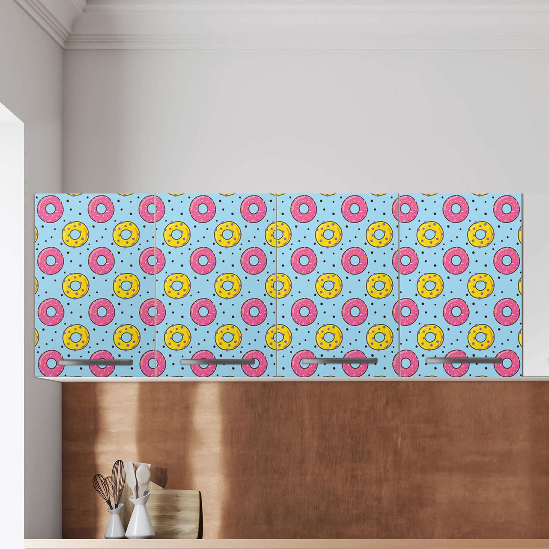 Klebefolie für die Küche Donutparty - Wandschrank 160x60 cm - Zoom