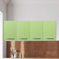 Klebefolie für die Küche Hellgrün Light - Wandschrank 160x60 cm - Zoom