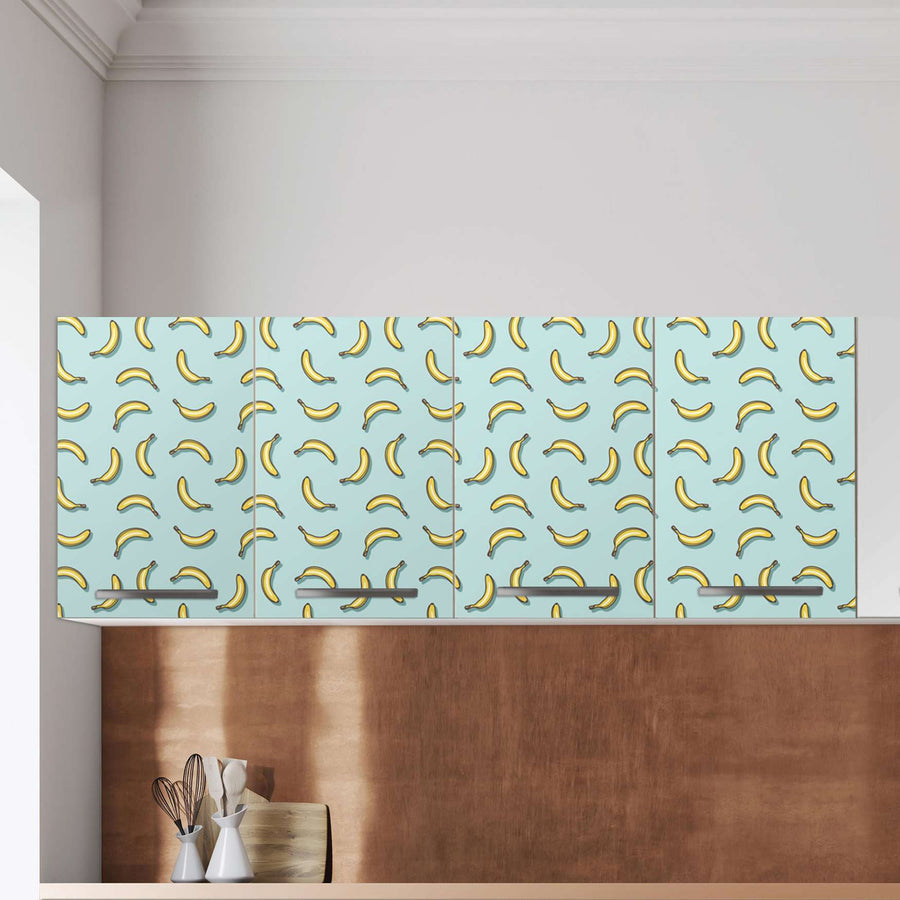 Klebefolie für die Küche Hey Banana - Wandschrank 160x60 cm - Zoom