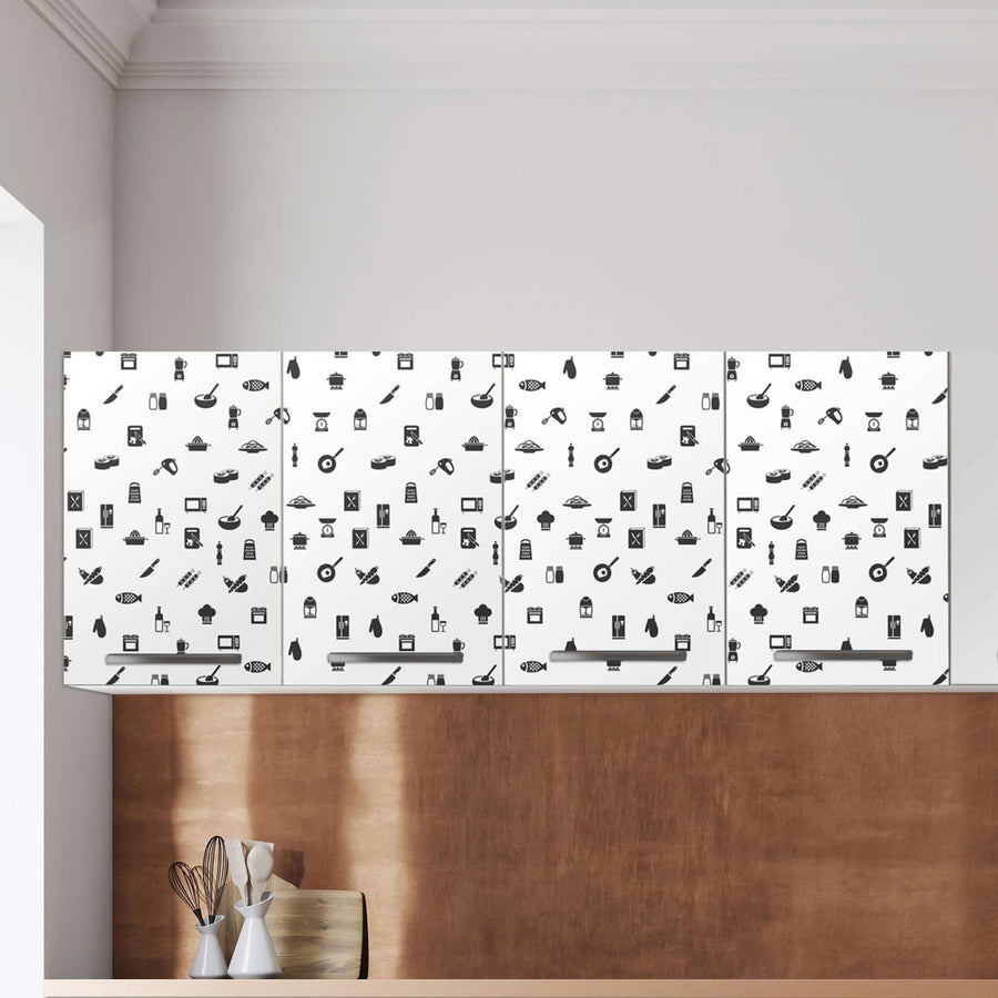 Klebefolie für die Küche Tasty - Wandschrank 160x60 cm - Zoom