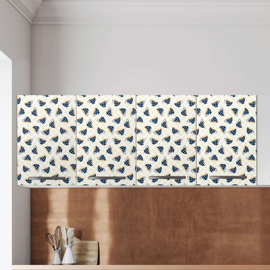 Klebefolie für die Küche Teatime - Wandschrank 160x60 cm - Zoom