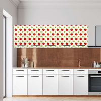 Klebefolie für die Küche -An apple a day- Wandschrank 200x60 cm - Front