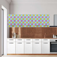 Klebefolie für die Küche -Donutparty- Wandschrank 200x60 cm - Front