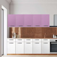 Klebefolie für die Küche -Flieder Light- Wandschrank 200x60 cm - Front