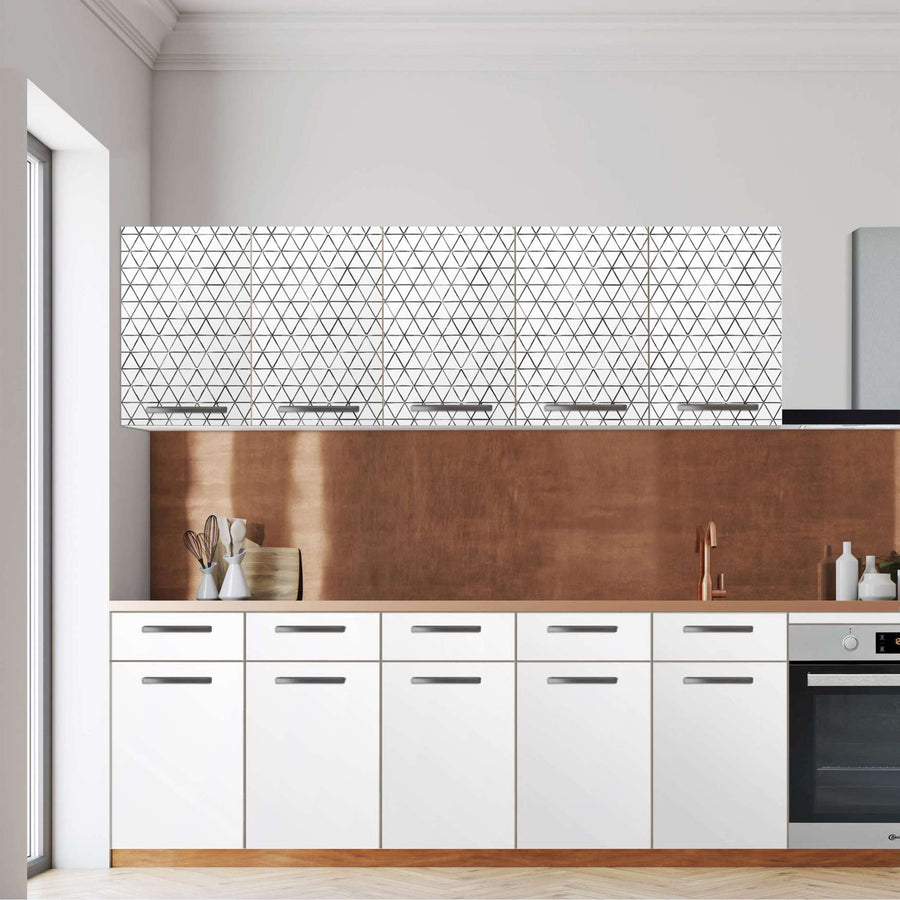 Klebefolie für die Küche -Mediana- Wandschrank 200x60 cm - Front