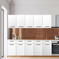 Klebefolie für die Küche -Weiß- Wandschrank 200x60 cm - Front