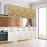 Klebefolie für die Küche 3D Retro Pattern - Wandschrank 200x60 cm - Seite