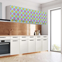 Klebefolie für die Küche Donutparty - Wandschrank 200x60 cm - Seite