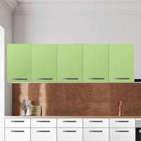 Klebefolie für die Küche Hellgrün Light - Wandschrank 200x60 cm - Zoom