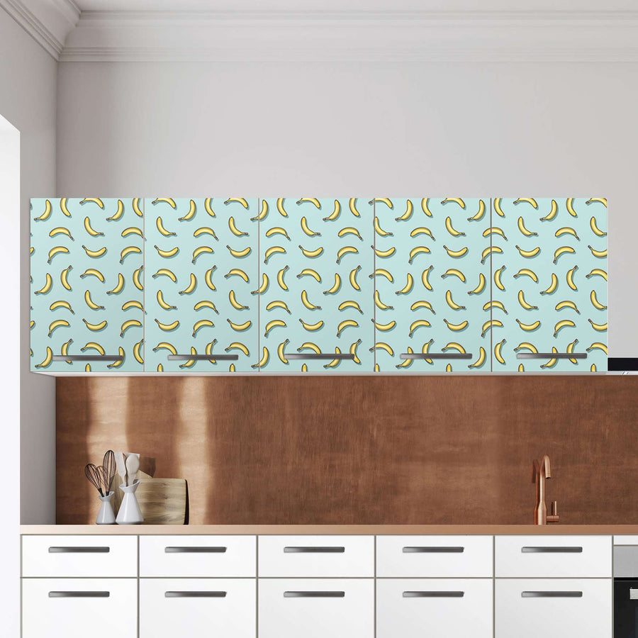 Klebefolie für die Küche Hey Banana - Wandschrank 200x60 cm - Zoom