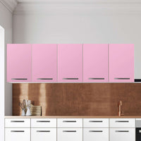 Klebefolie für die Küche Pink Light - Wandschrank 200x60 cm - Zoom