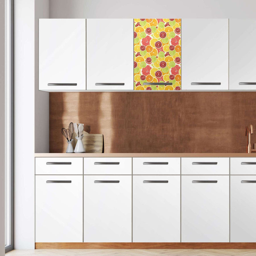 Klebefolie für die Küche -Citrus- Wandschrank 40x60 cm - Front